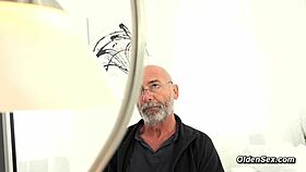 Horny Old Secretary Fucking Blonde Teen 18+ in Office Doggy Style 😈