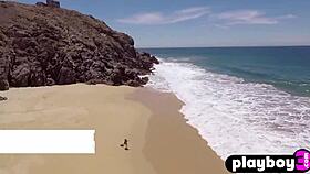 Hot Babe Lauren Lee Exposed Perfect Natural Tits After Passion Striptease Session