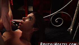 Watch this tall girl dominate a hairy teen's first time?