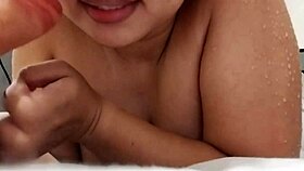 Chubby bliss, watch this busty beauty's daring dildo fun