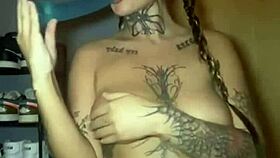 Is that horny Scottish slut fingering her tight little ass?