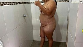 Amazing, I Hid a Camera While My Neighbor Bathes and Touches Herself