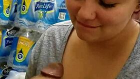 i sucked that big black cock at work, oh boy