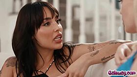 roommates charlotte stokely and vanessa skys passion for panties leads to hot lesbian sex breaking roommate code