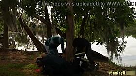 Oriental babe Maxine X meets vigorous studs