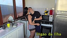 fucking the maid in kitchen hidden