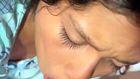 Petite girl fucks a black cock and gets covered in cum 😍