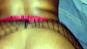 Stockings and cock in a neutral display