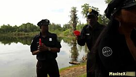 Oriental babe Maxine X meets vigorous studs