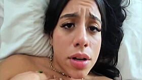 Big Booty Latina Sis Caught Me Masturbating