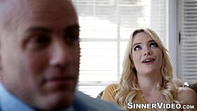 Shaved Head Derrick Pierce Thrusts Rock Hard Cock Into Tight Pussy Of Sexy Kendra Spade