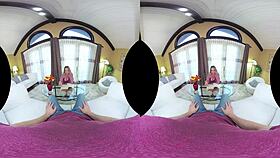 Big Booty Cali Carter Fucked in VR with Cumshot Swallow