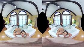 Big Booty Cali Carter Fucked in VR with Cumshot Swallow