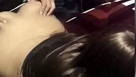 noooo she was scared that her boyfriend would find out college friend leaves the party and this happens