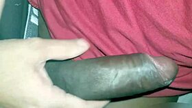 cuckold husband invites best friend for big black cock breastfeeding and cum in mouth