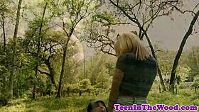 a petite teen gets hard banged by a crazed ranger