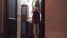 Tattooed teen 18+ loves fucking fantasy