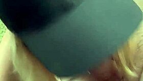 Hey, Check Out This Real Hooker Giving Head In The Car Backseat And Swallowing Cum