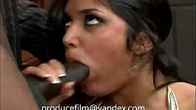 my indian babe gets face fucked by a black cock