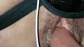 playing with my girl's sweet pussy on webcam