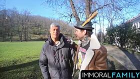 mia trejsi begs for double dicks in outdoor fun 😈