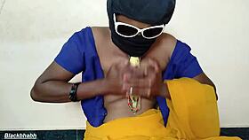 South mallu milf takes big banana in pussy