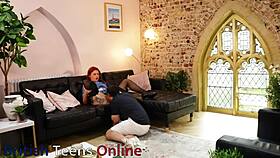 Essex Nurse Receives Cunt Licking and Performs Deepthroat Blowjob in Hospital Uniform