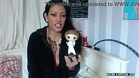 Maxine X In High Heels Performs Intense Solo Webcam Masturbation