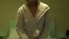 Costumed British Blonde Sucks Shlong?