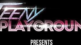 Cute 18yo brunette got horny from present