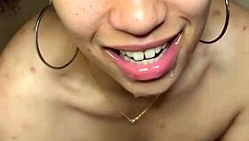 Naughty Step Daughter Manaia Loves Sucking Grown Man 10 Inch Dick And Balls