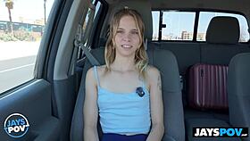 Jay's pov - tiny 18+ newcomer erica canfield first time casting pov