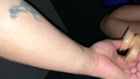 Lee Squirting All Over Dildo