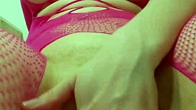 Cute girl in sexy lingerie fingering solo orgasm