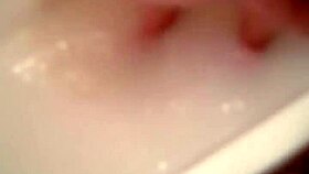 Hot Bathtub Blowjob And Cum On Boobs In Bathroom