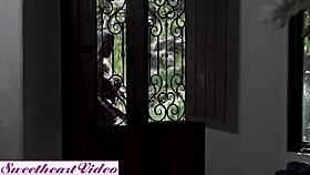 i sensually lick her trimmed pussy on the bed