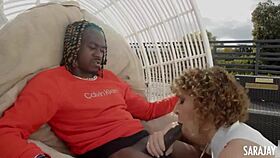 sara jay rides that freaky big black cock