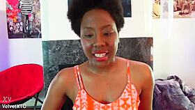 Pretty babe licks big black cock in pov casting interview with dirty talk 😋