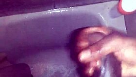 I'm Jerking My Big Black Cock In The Shower, Getting Ready To Cum! 💦