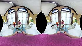 Big Booty Cali Carter Fucked in VR with Cumshot Swallow