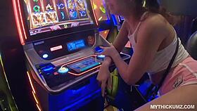 latina thickum kitty craves for random guys cock