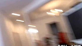 that indecent nymph addicted to vehement dick-riding?