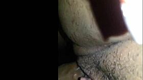 Horny Black Couple Having Vaginal Sex Closeup Pov