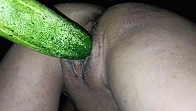 big orgasm from big dildo in back door, jets of pleasure