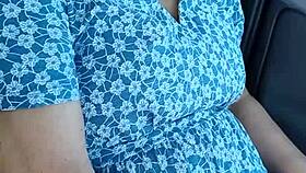 Housewife wanks in public carpark