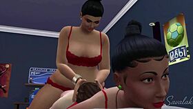 two mistresses dominate and submit the young boyfriend in full story with sound