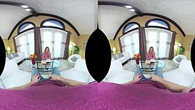 Big Booty Cali Carter Fucked in VR with Cumshot Swallow