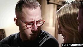 hey, let's fuck eliza eves in this hardcore threesome, creampie her tight pussy