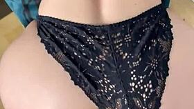 Horny wife craves huge cock after office, bending over in pantyhose for intense fucking.