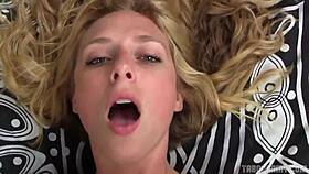 taylor whyte gets blowjob facial pov